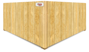 Photo of a wood privacy fence in West Metro, Minnesota