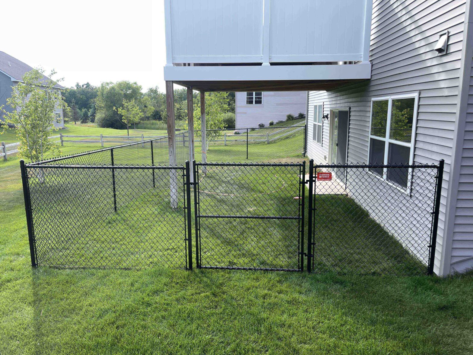 Photo of chain link fence in West Metro, Minnesota
