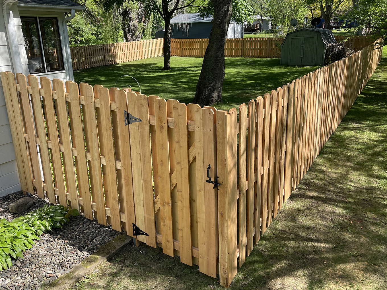 Photo of a West Metro, MN wood fence