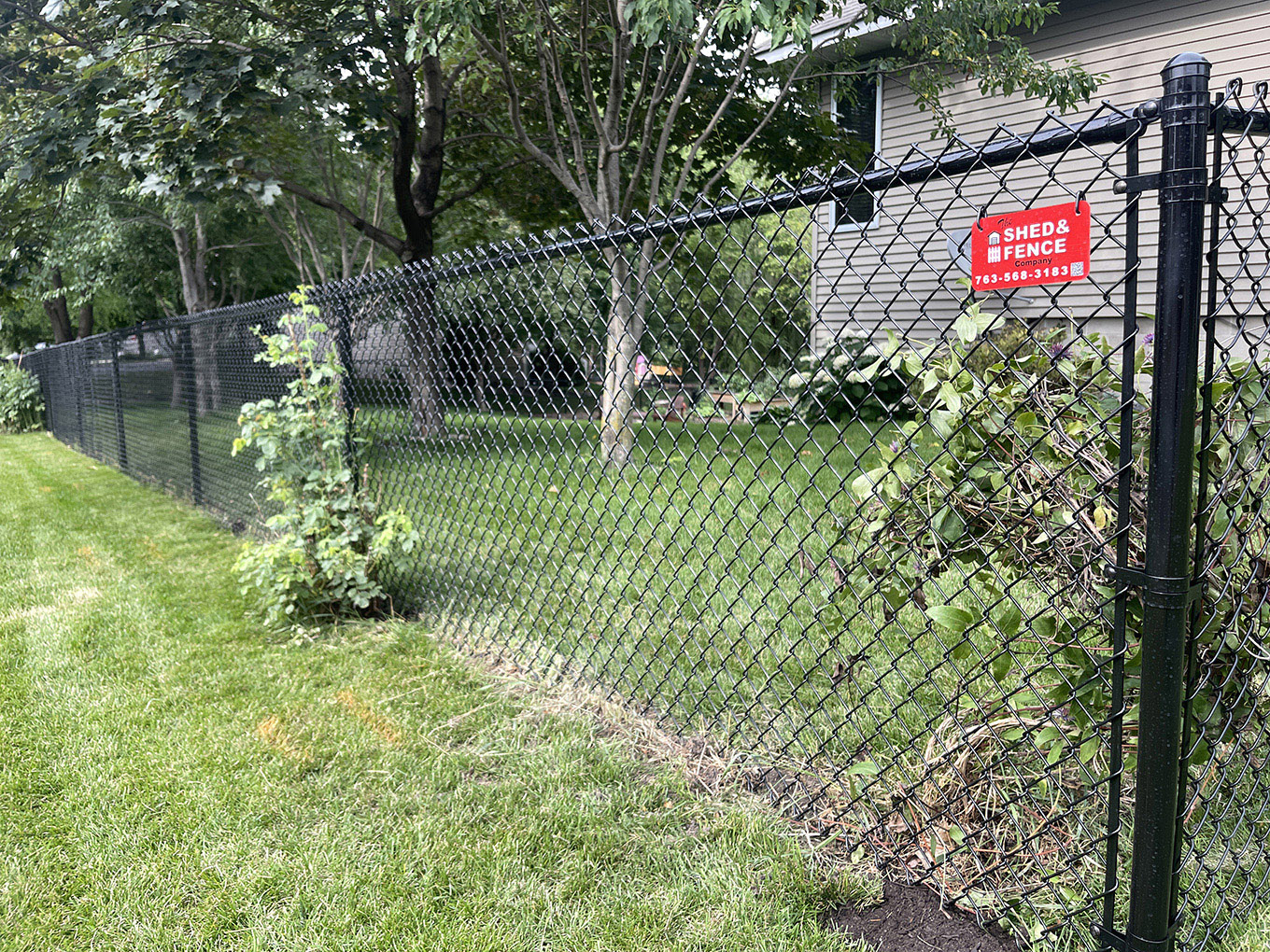 Photo of a Minnesota chain link fence