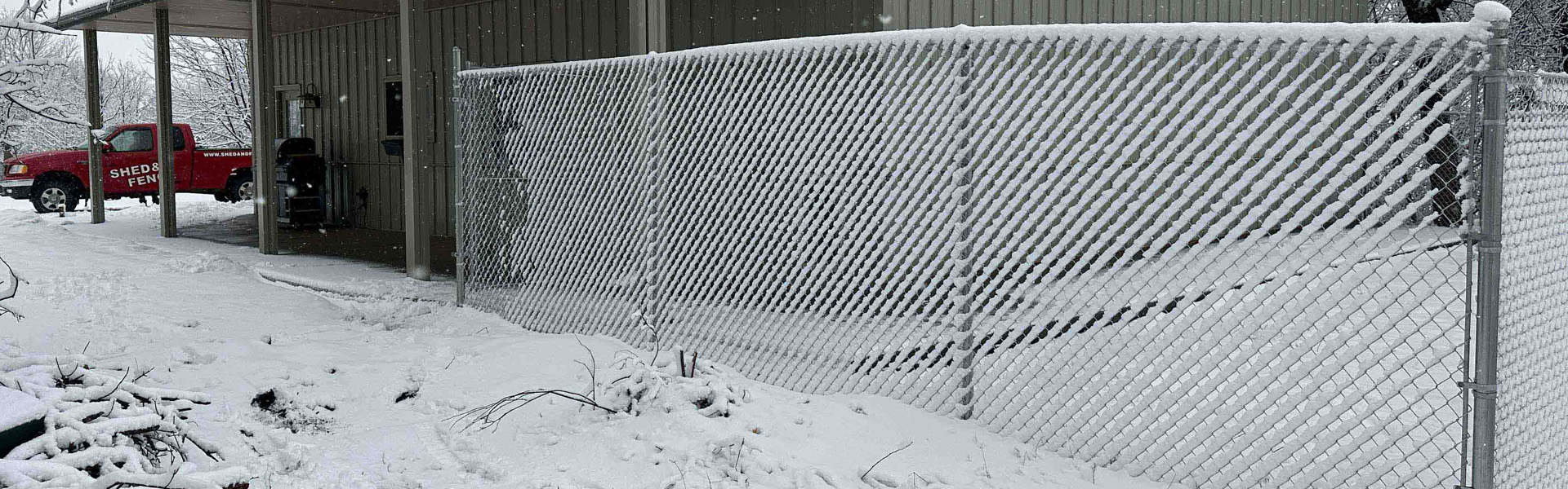 commercial chain link fence installation in West Metro Minnesota