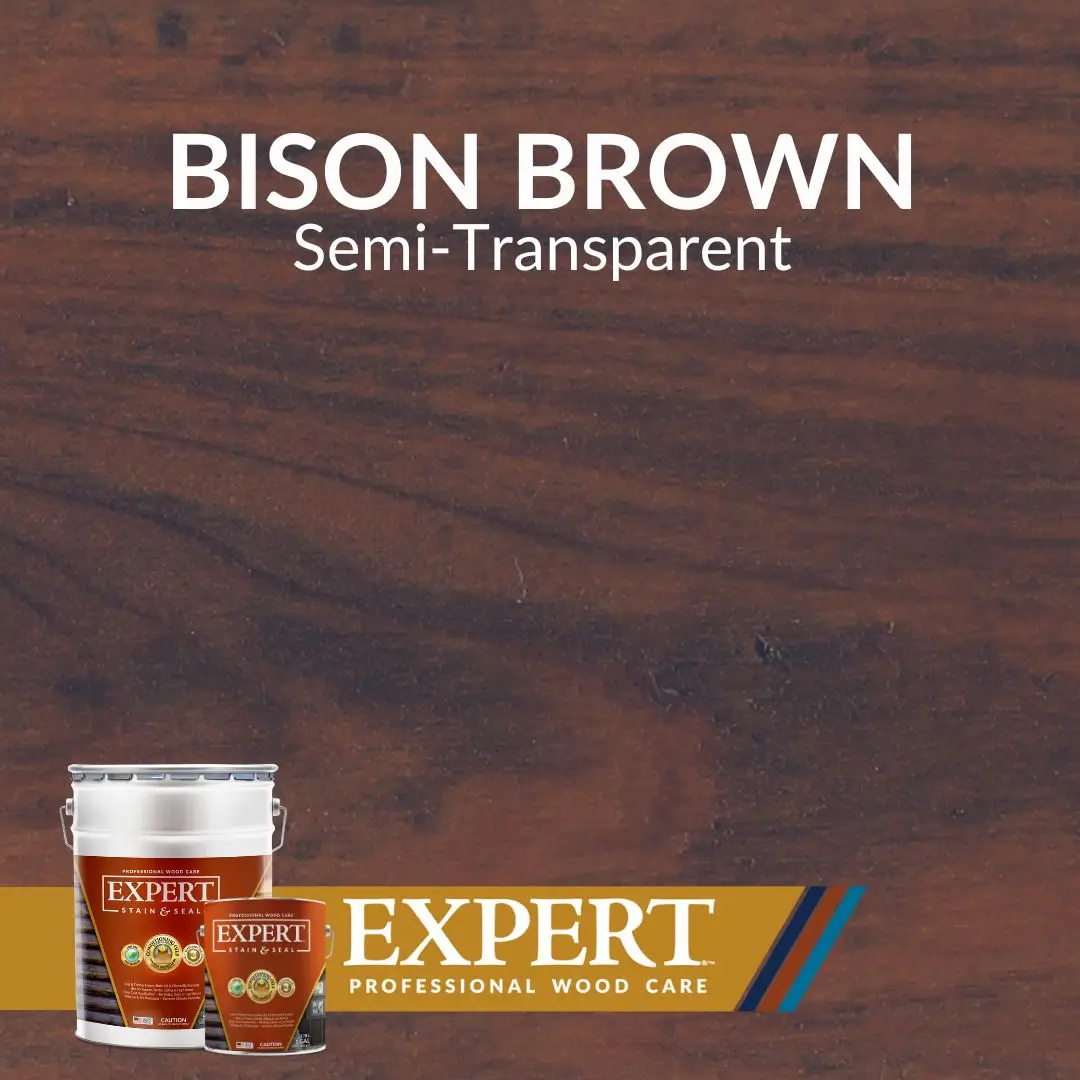 Bison Brown Log & Timber Oil stain by Expert Professional Wood care