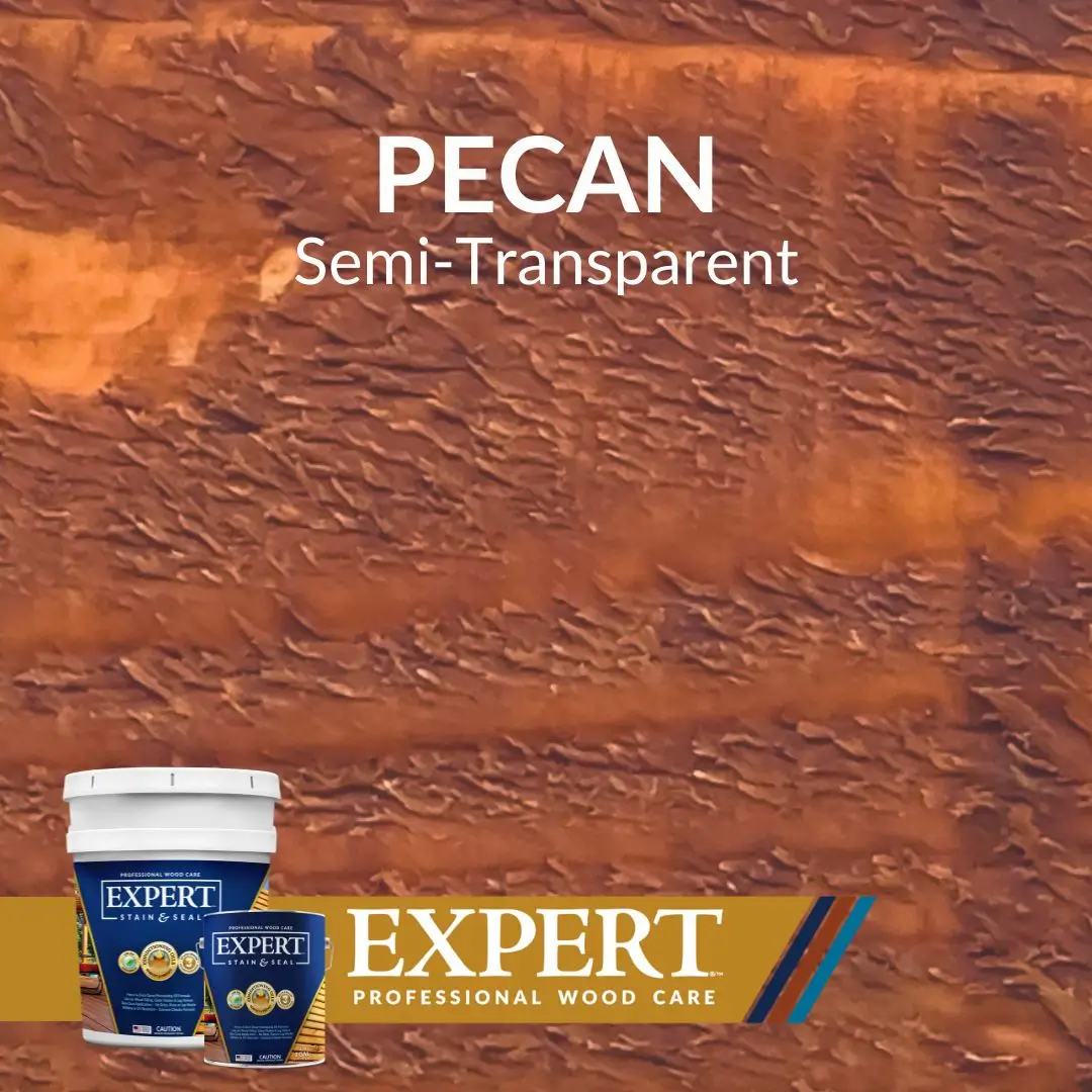 Pecan Semi-Transparent stain by Expert Professional Wood care