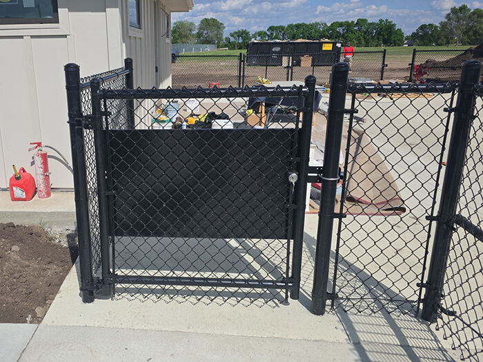 Keyed entry gate options in the West Metro Minnesota area.