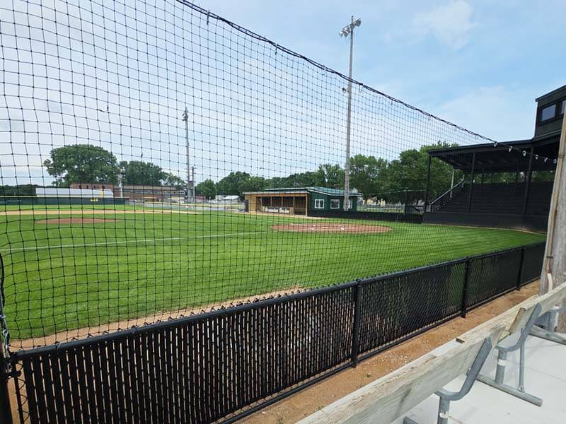 Baseball field and softball field fences and netting in the West Metro Minnesota area