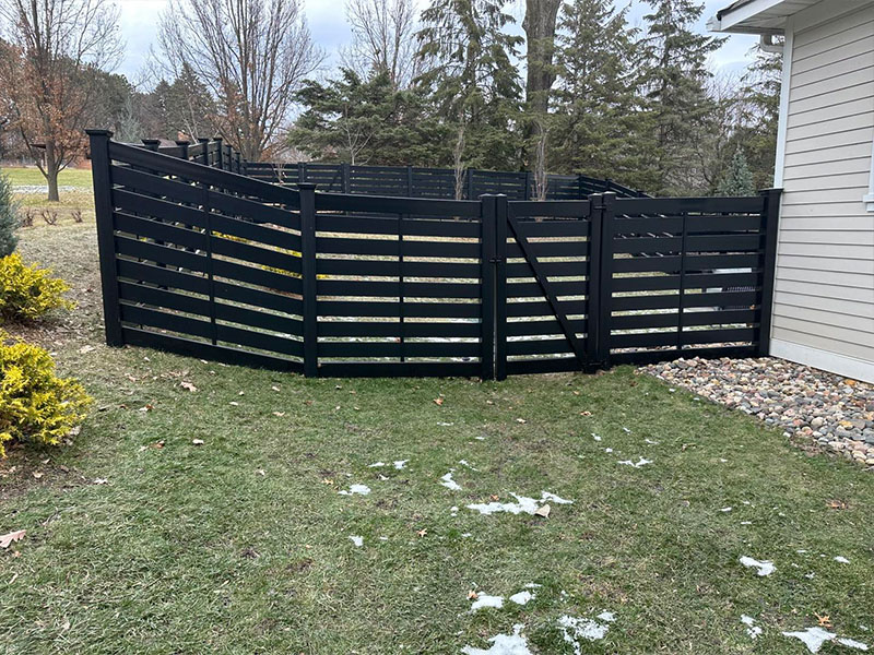 Mayer Minnesota Fence Project Photo