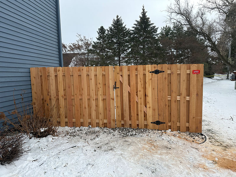 Mayer Minnesota Fence Project Photo
