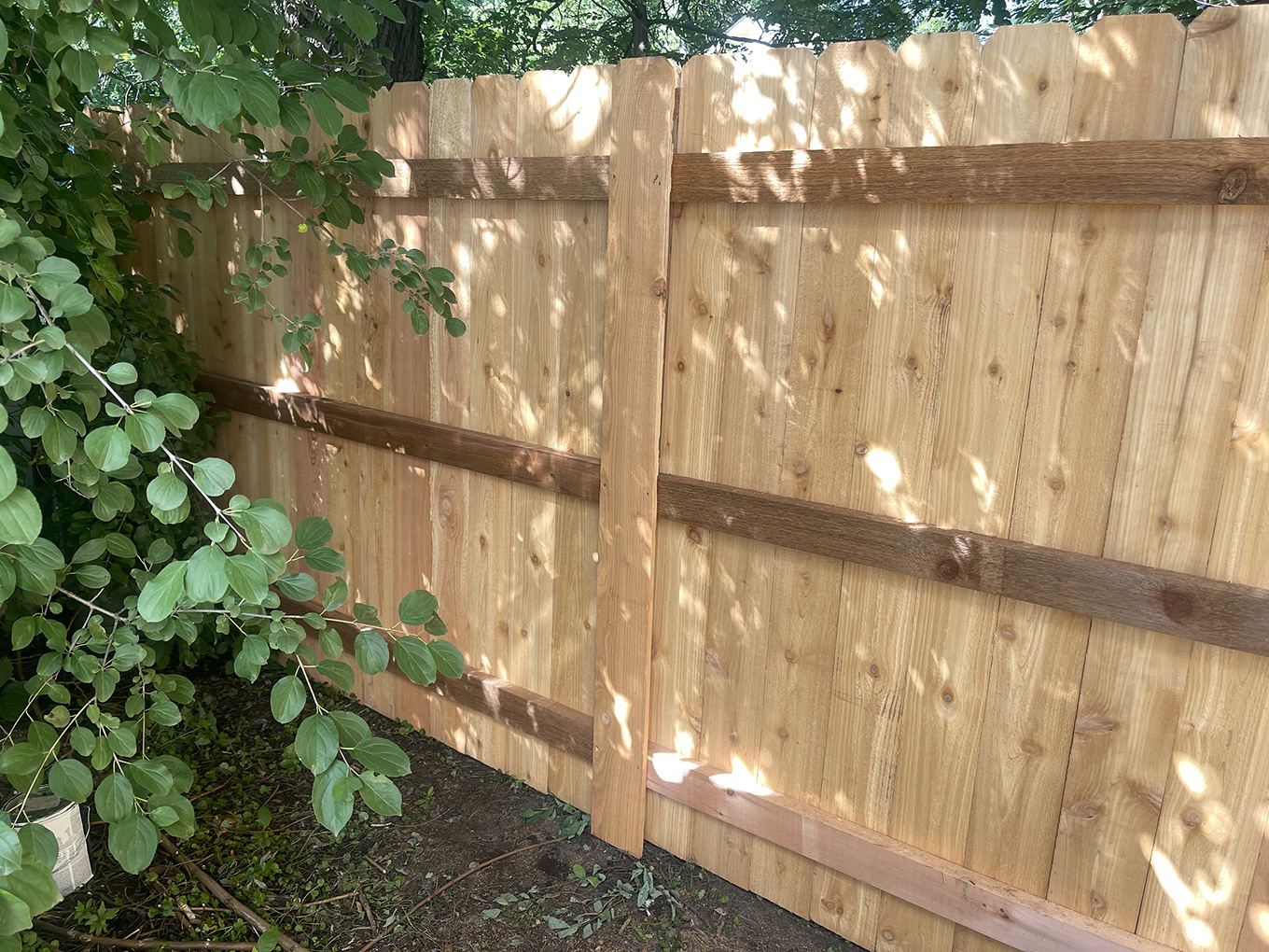 Privacy Fence Example in Waconia Minnesota